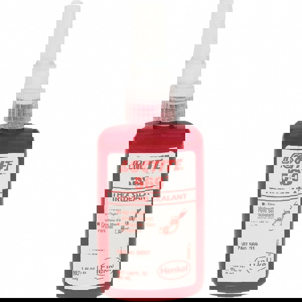 Threadlocker: Red, 50 mL, Bottle